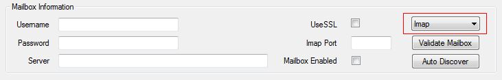 mailbox information imap