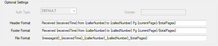 optional settings inboundws