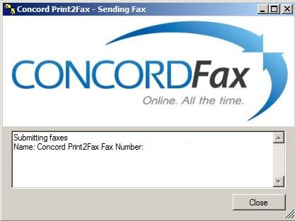 Print 2 Fax-Sending Fax